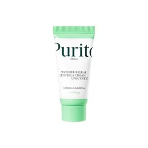 Травел Kрем за лице mini PURITO Wonder Releaf Centella Cream Unscented 15ml