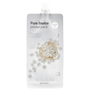 Нощна маска с екстракт от перли MISSHA Pure Source Pocket Pack (Pearl) 10 мл