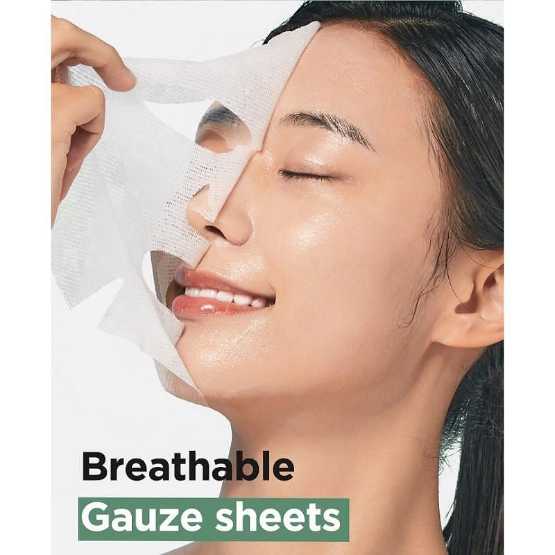 ISNTREE | Mugwort Calming Gauze Mask, 23 g