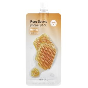 Нощна маска с мед MISSHA Pure Source Pocket Pack (Honey) 10 мл