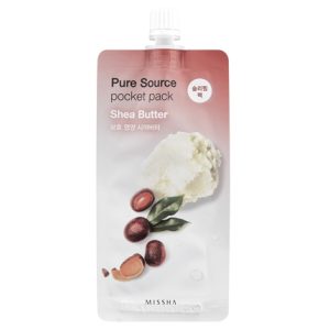 Нощна маска с масло от ший MISSHA Pure Source Pocket Pack (Shea Butter) 10 мл